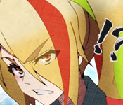 saki intense face